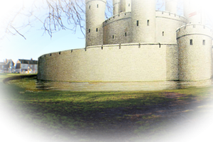 Impression of Queenborough castle 3